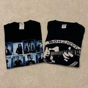 Vintage New Jersey Rockers Concert T-shirts. Unisex Size M